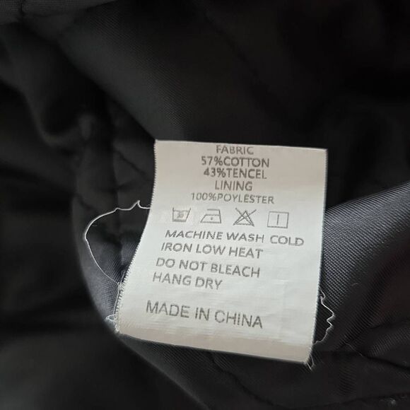 The Boys Mens Size XL Black White Saturdays for the Boys Button Up Bomber Jacket - Picture 3 of 8